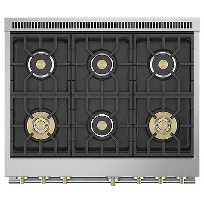 6.2 Cu. Ft. Stainless Steel Freestanding Gas Convection Range