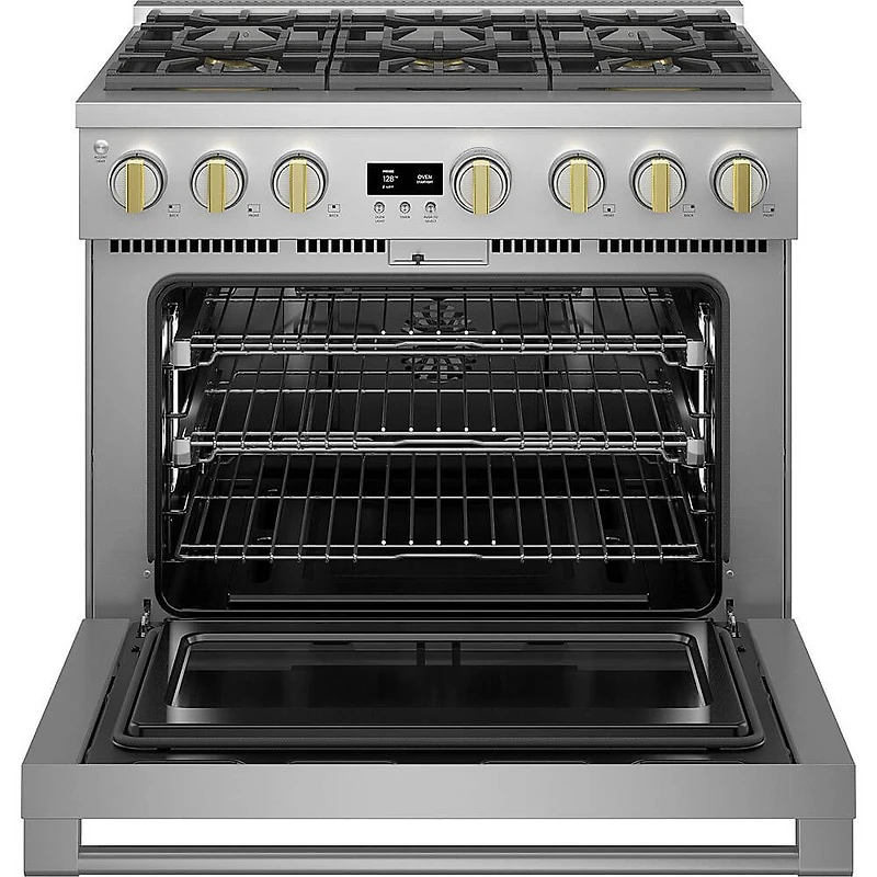 6.2 Cu. Ft. Stainless Steel Freestanding Gas Convection Range