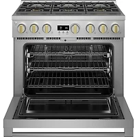 6.2 Cu. Ft. Stainless Steel Freestanding Gas Convection Range