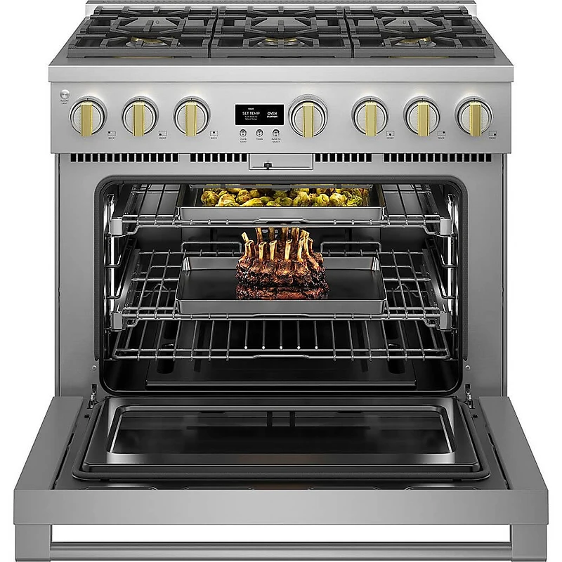 6.2 Cu. Ft. Stainless Steel Freestanding Gas Convection Range