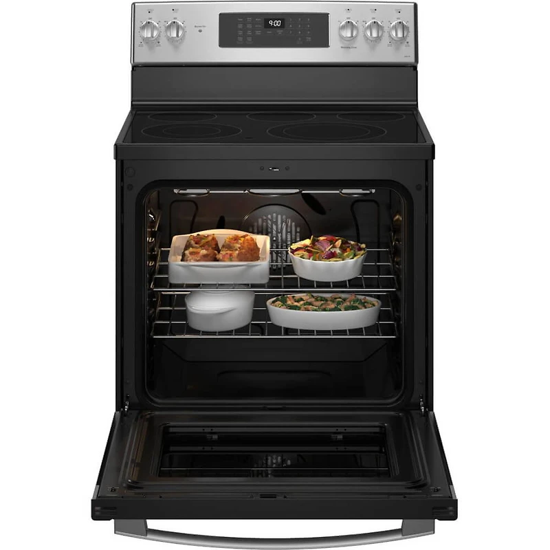 6.2 Cu. Ft. Stainless Steel Freestanding Electric Convection Range