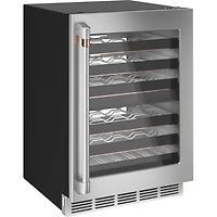 46 Bottle Stainless Steel Built-In Dual Zone Wine Center