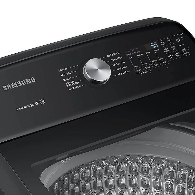 5 Cu. Ft. Brushed Black Top Load Washer - OPEN BOX