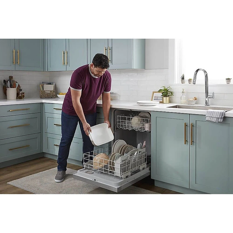 57 dBA Stainless Steel Front Control Dishwasher