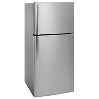 19.2 Cu. Ft. Stainless Steel Top-Freezer Refrigerator - OPEN BOX