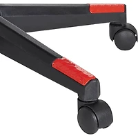 BOA II Ergonomic Adjustable Racing Style Gaming Chair - Black with Red Accents - OPEN BOX