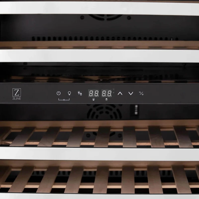 24 inch Built-In Stainless Steel Wine Cooler