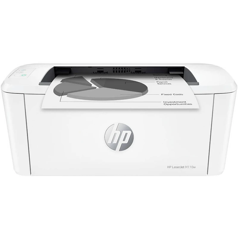 LaserJet Wireless Black and White Laser Printer - White