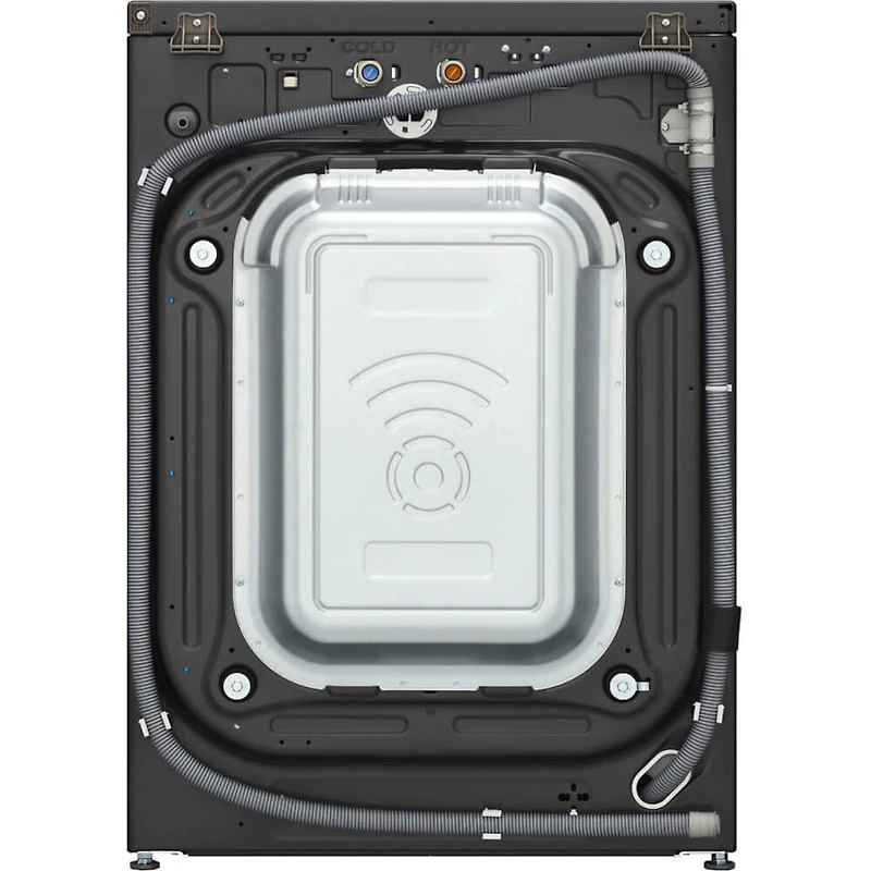 5 Cu. Ft. Black Steel Front Load All-In-One Washer/Dryer Combo