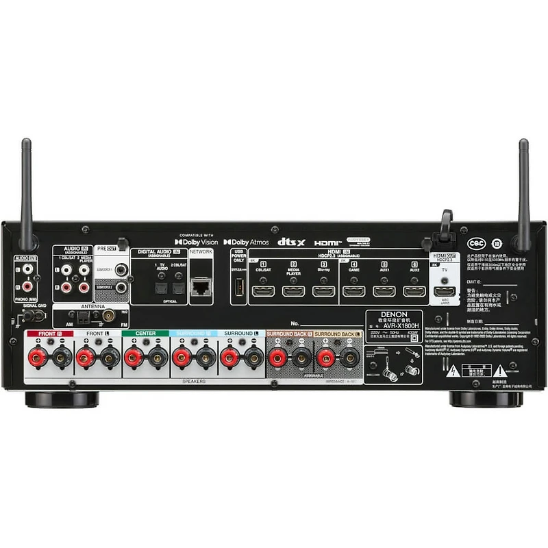 7.2 Channel Home Theater A/V Receiver - Black