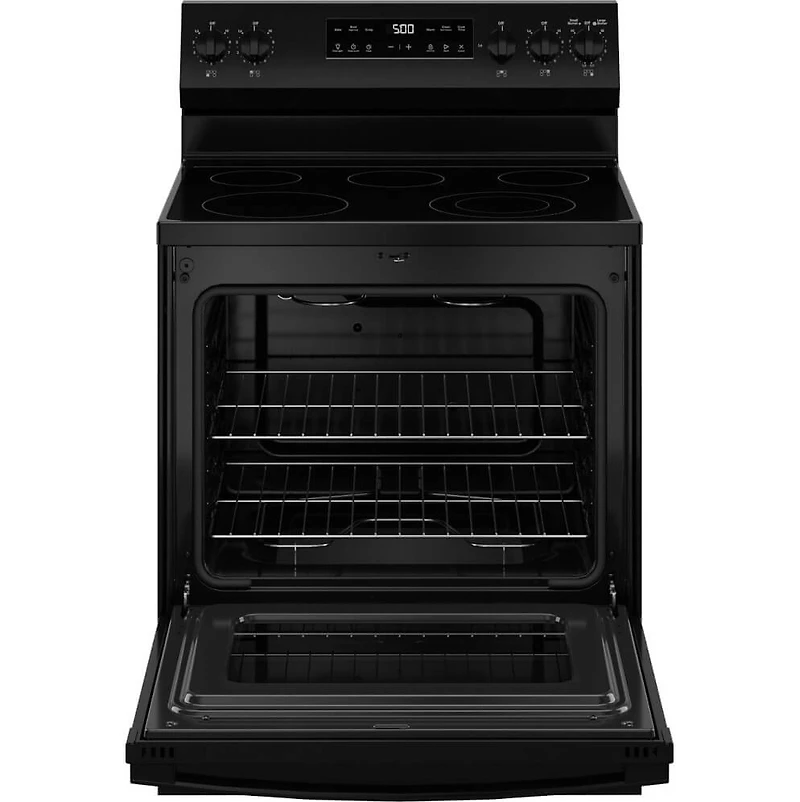 5.3 Cu. Ft. Black Freestanding Electric Range