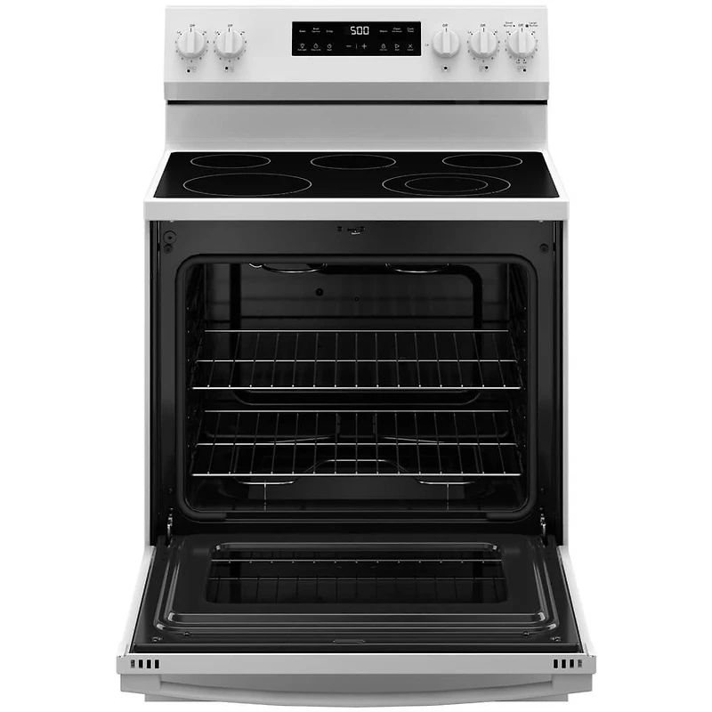 30 inch White Free-Standing Electric Range with Crisp Mode