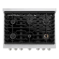 5.2 Cu. Ft. Stainless Steel Freestanding Gas Convection Range