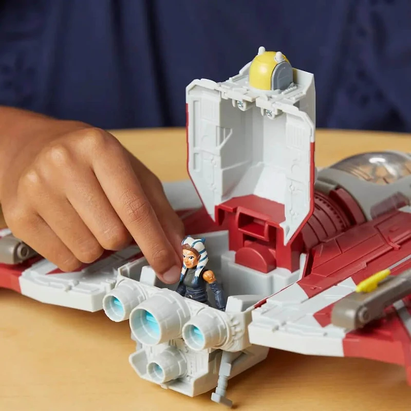 Star Wars Mission Fleet T-6 Jedi Shuttle Ahsoka Action Figure Set