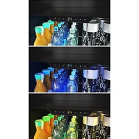 266 Can Stainless Steel/Glass Single Zone Beverage Cooler