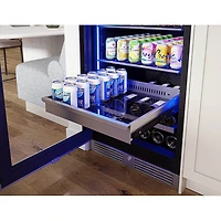 266 Can Stainless Steel/Glass Single Zone Beverage Cooler