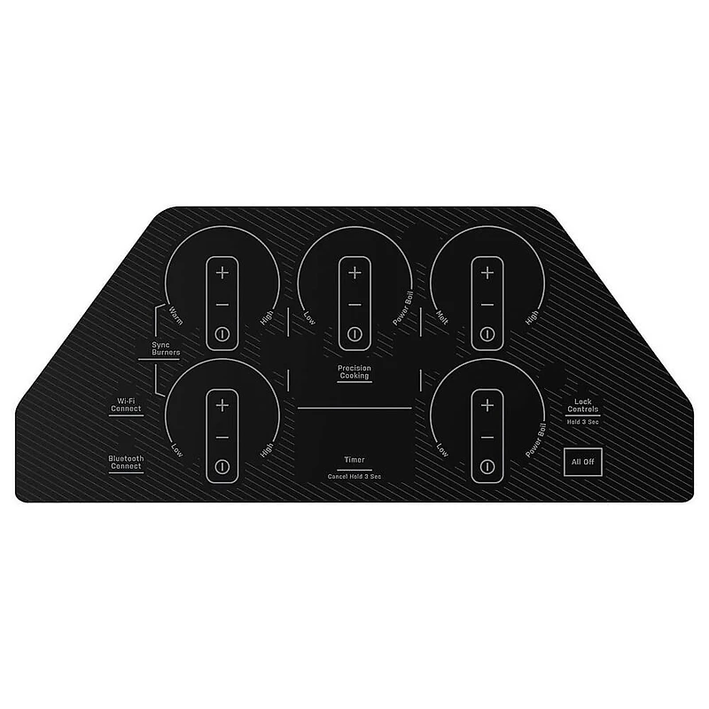 30 inch Black 5 Burner Electric Built-In Cooktop