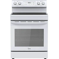 6.3 Cu. Ft. White Freestanding Electric Range