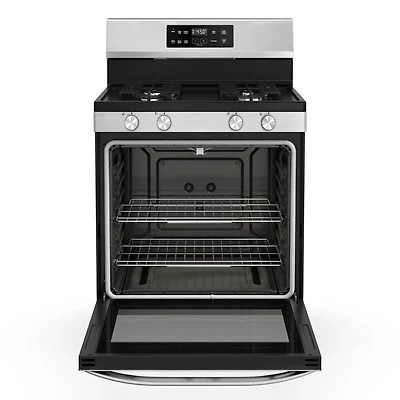 6.1 Cu. Ft. Stainless Freestanding Gas Range