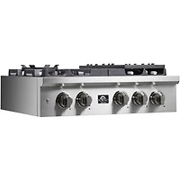 30 inch Stainless Steel 5 Burner Gas Cooktop