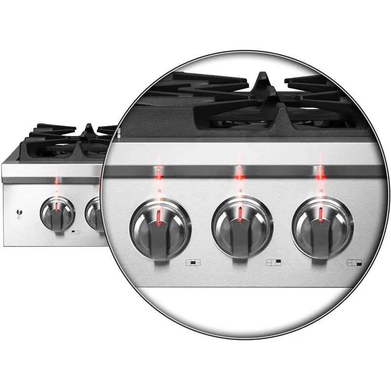 30 inch Stainless Steel 5 Burner Gas Cooktop