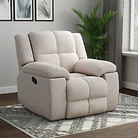 Buster Manual Recliner - Opal Taupe