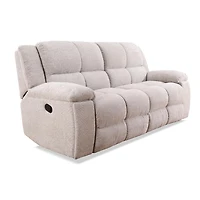 Buster Manual Dual Reclining Sofa - Opal Taupe