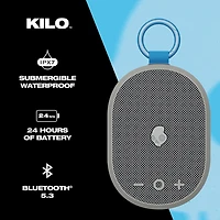 Kilo Wireless Bluetooth Mini Speaker - Grey - OPEN BOX
