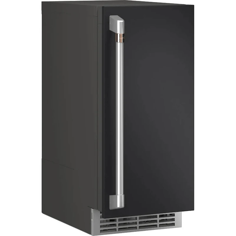 Matte Black with Brushed Stainless Steel Handle Ice Maker Door Kit