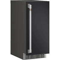 Matte Black with Brushed Stainless Steel Handle Ice Maker Door Kit