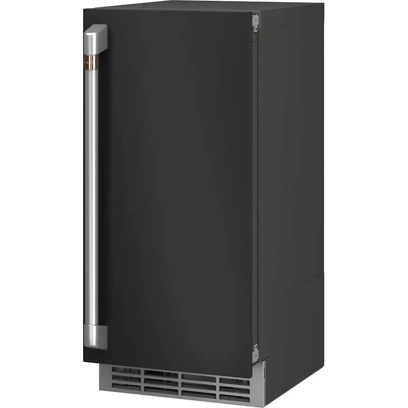 Matte Black with Brushed Stainless Steel Handle Ice Maker Door Kit