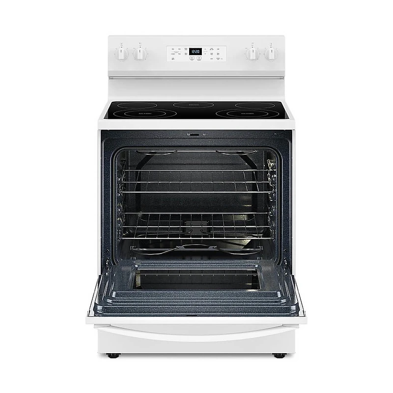 5.3 Cu. Ft. White 5 Burner Electric Range