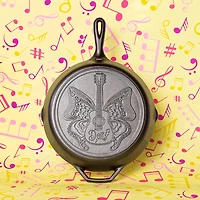 12 inch Butterfly Dolly Parton Cast Iron Skillet