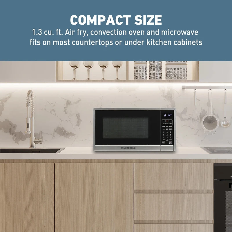 3-in-1 Microwave Air Fry Convection Oven