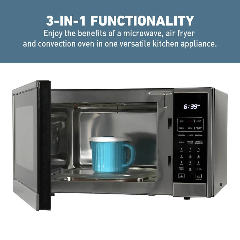 3-in-1 Microwave Air Fry Convection Oven