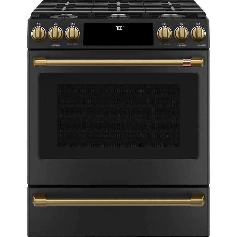 Range Handle Kit - Brushed Brass