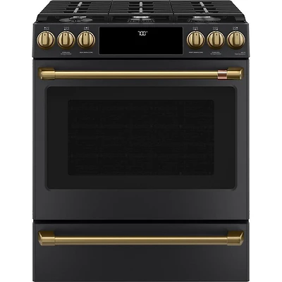 Range Handle Kit - Brushed Brass