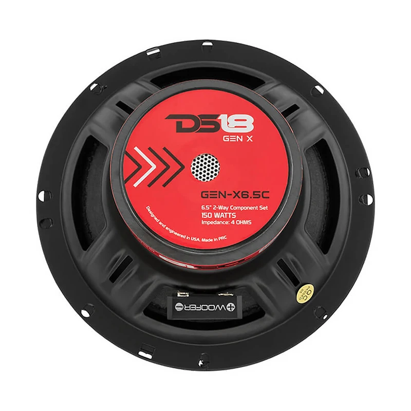 Gen-X 6.5 inch 2-Way Component Speakers 150 Watts 4-Ohm (Pair)