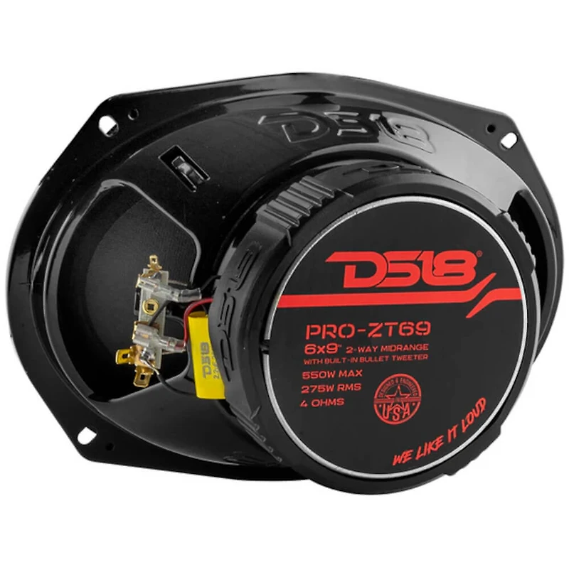 6x9 inch 2-Way Coaxial 550 Watts 4-Ohm Single Speaker