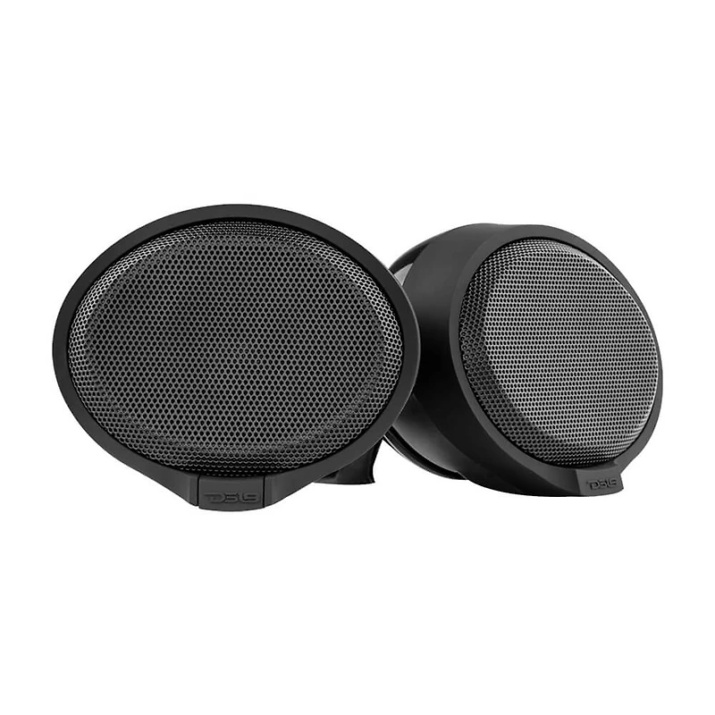 Amplified Handlebar Mount Bluetooth Speaker Pods - Black