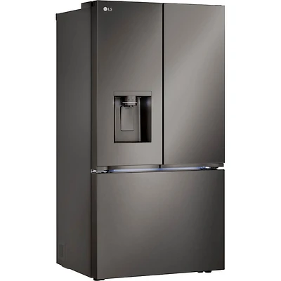 25.5 Cu. Ft. Black Stainless Steel 3-Door French Door Refrigerator