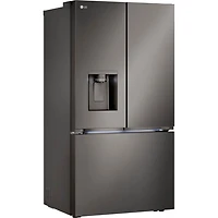 25.5 Cu. Ft. Black Stainless Steel 3-Door French Door Refrigerator
