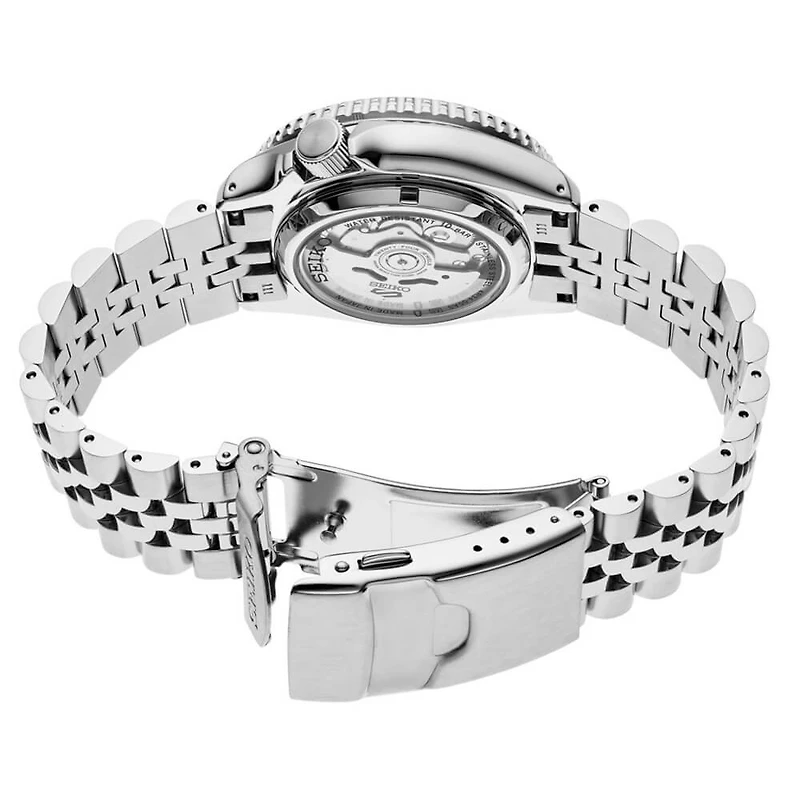 5 Sports Automatic GMT Watch - Stainless Steel/Gray Dial and Gold Accents