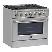 5.2 Cu. Ft. Stainless Steel Dual Fuel Slide-In Range - OPEN BOX