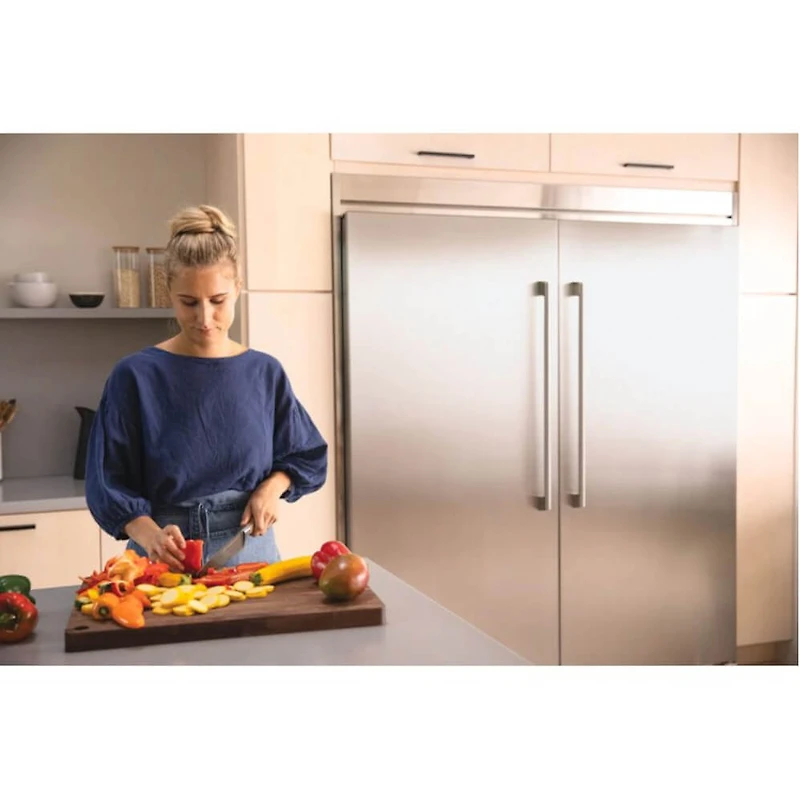 79 inch Stainless Steel Refrigerator Flat Double Trim Kit