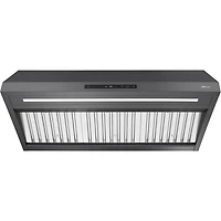 48 inch Graphite Steel Canopy Range Hood - OPEN BOX