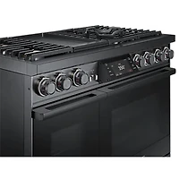 6.6 Cu. Ft. Graphite Stainless Steel Freestanding Gas Range