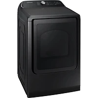 7.4 Cu. Ft. Brushed Black Top Load High Efficiency Smart Electric Dryer