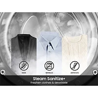 7.4 Cu. Ft. Ivory Top Load High Efficiency Smart Electric Dryer