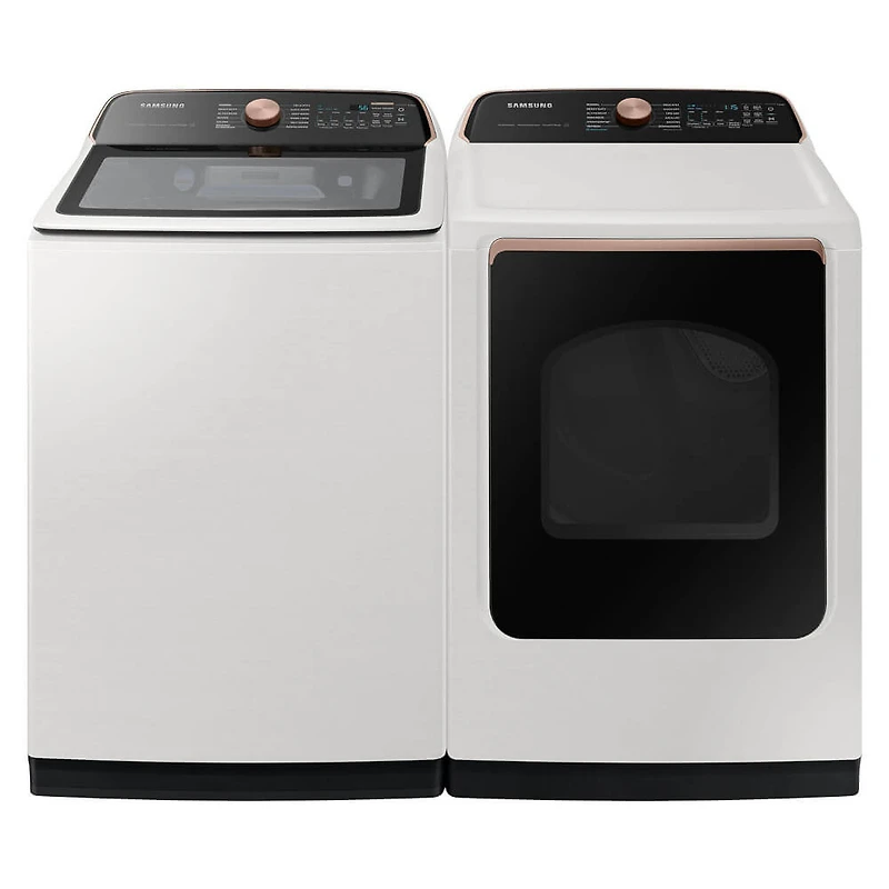 7.4 Cu. Ft. Ivory Top Load High Efficiency Smart Electric Dryer